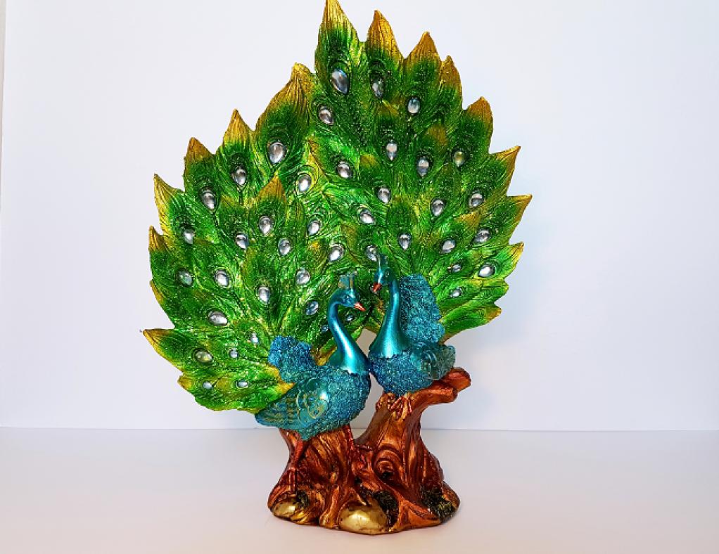 Beautiful Majestic 14 Peacock Statue Home Decor Office Feng Shui Gift   16414   Copy 01 